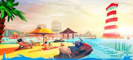 像素世界摩托艇图1