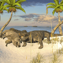 野生非洲鳄鱼模拟