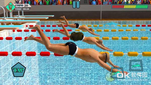夏季运动游泳图1