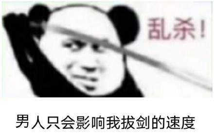 熊猫头拔剑表情包图2