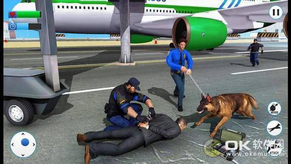 模拟警犬抓捕犯罪图1