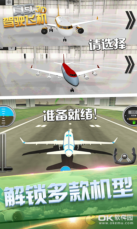真实驾驶飞机3D图1