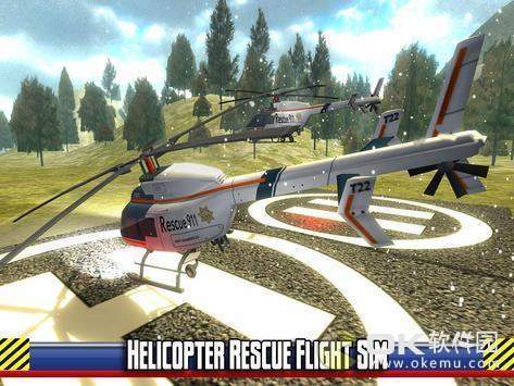 直升机的模拟救援图1