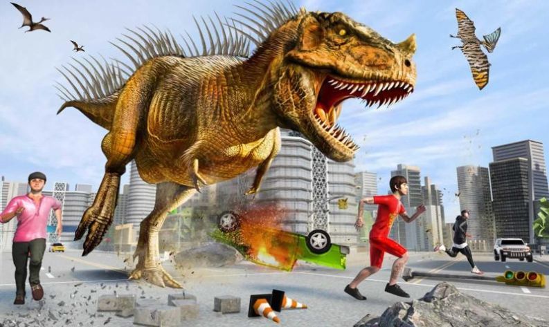 Extreme City Dinosaur Smasher 3D图1