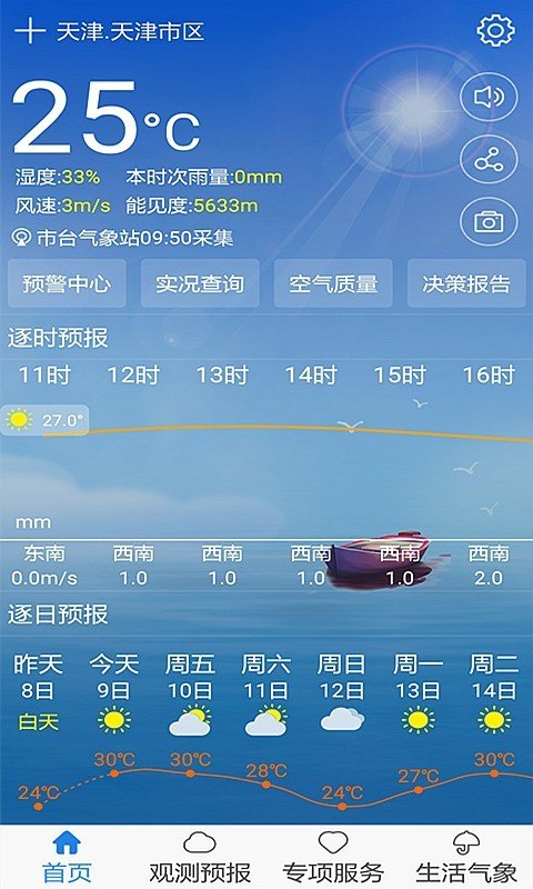 天津气象app图1