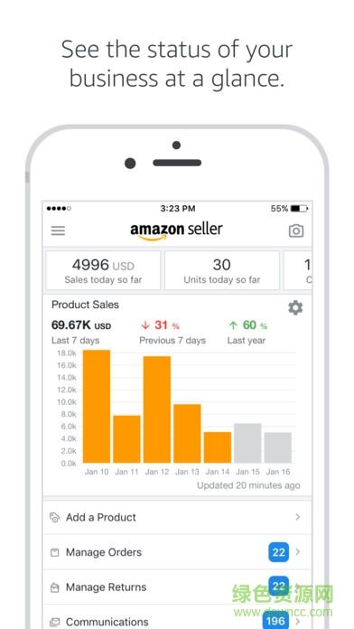 亚马逊卖家手机版Amazon Seller 图1