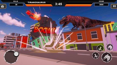 恐龙摧毁城市模拟图4
