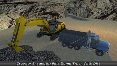 挖掘机卡车3D图3