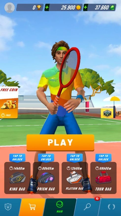 网球碰撞3D游戏安卓版图1