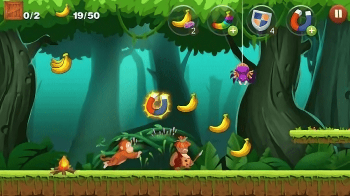 丛林猴子奔跑游戏安卓版图1