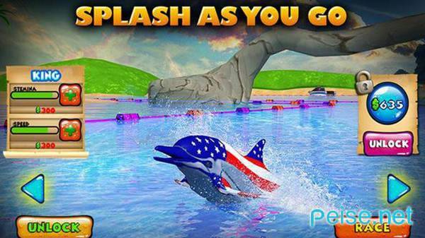 海豚比赛3D版图4