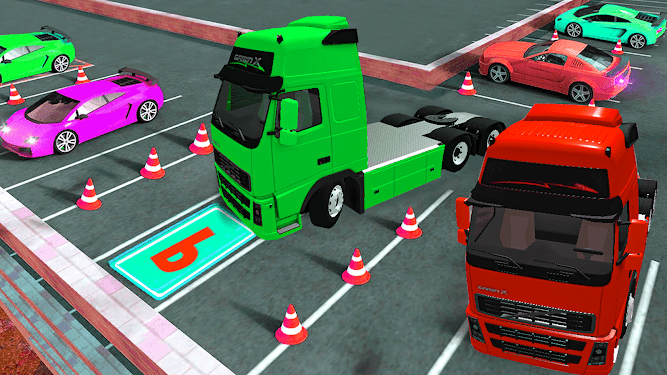 卡车停车3D图2