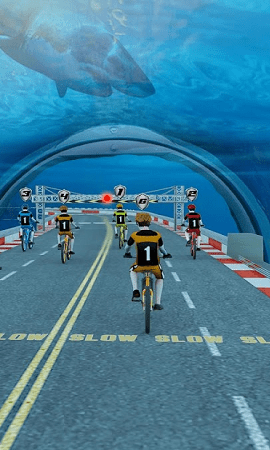 水下自行车竞比赛图1