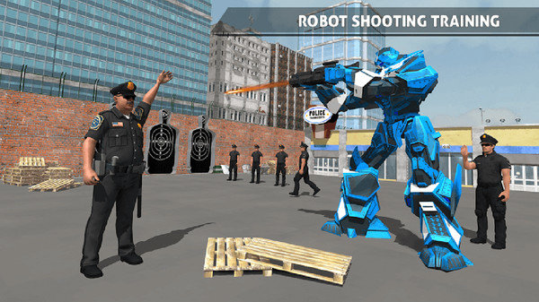 警察机器人汽车游戏手机版图1