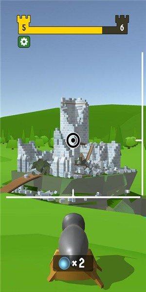 大炮射击摧毁城堡最新版图3
