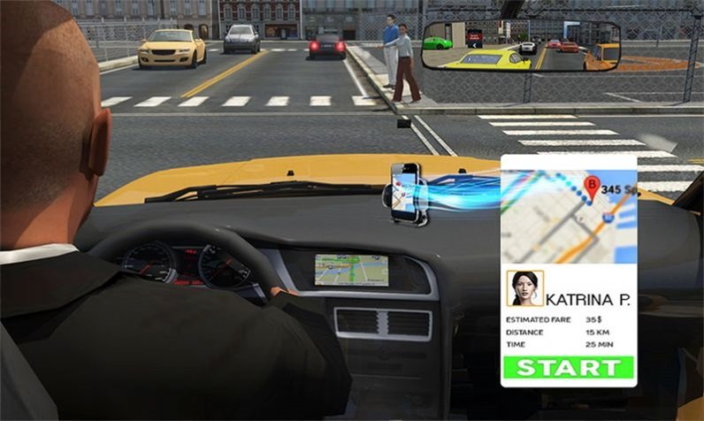 出租车司机驾驶模拟图3