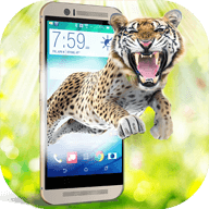 老虎小部件软件(tiger in phone scary joke)