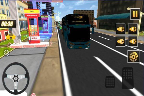 3D模拟公共汽车站图3