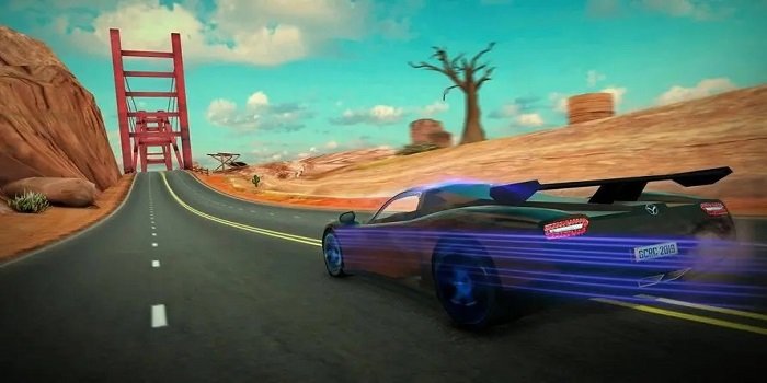 3D画面赛车驾驶游戏