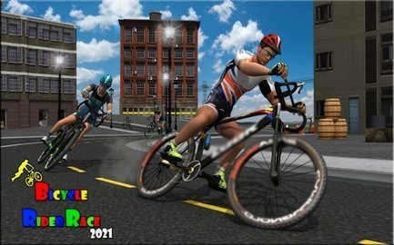自行车骑士比赛图1