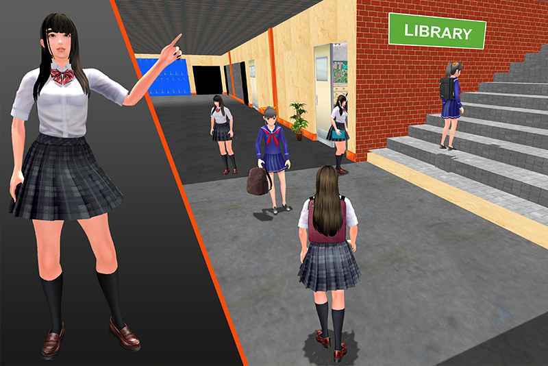 虚拟高中女孩模拟器图3