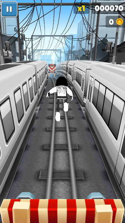 地铁跑酷黑白版图1