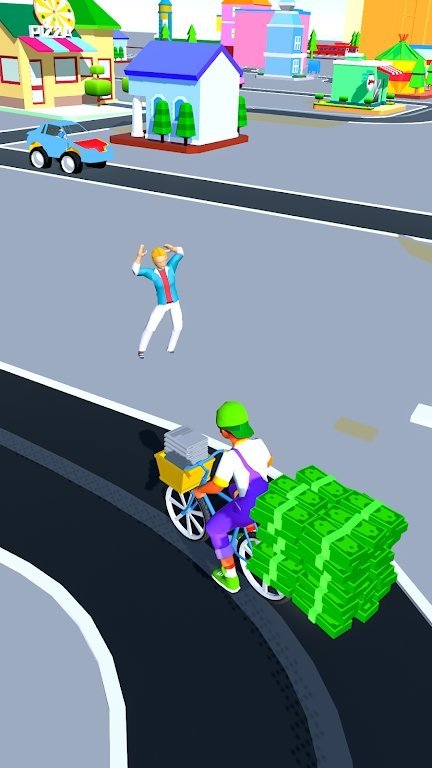 纸张运送自行车冲刺3D图2