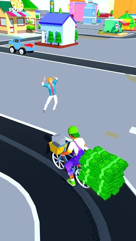 纸张运送自行车冲刺3D